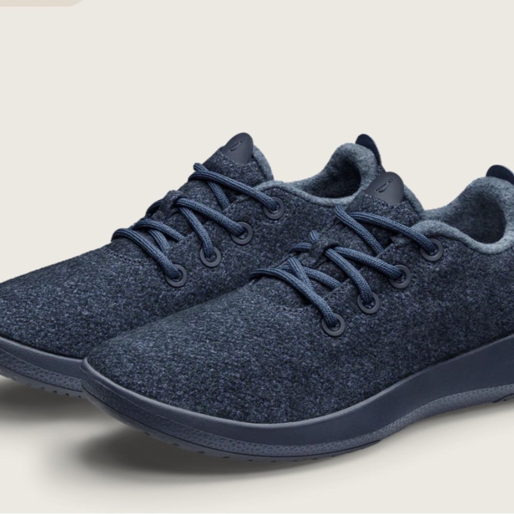 Allbirds Women’s Wool Runner Sneakers in Navy Blue